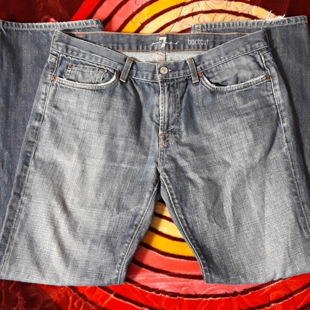 7 for all mankind jeans.  Size 34.